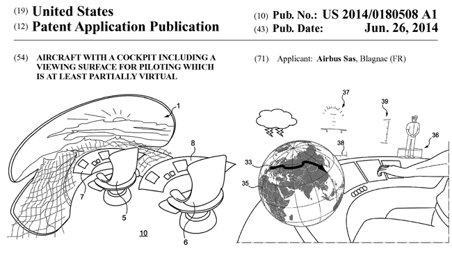 エアバスの米国特許出願