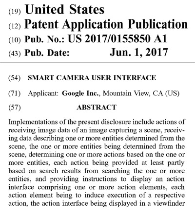 Googleの米国特許出願